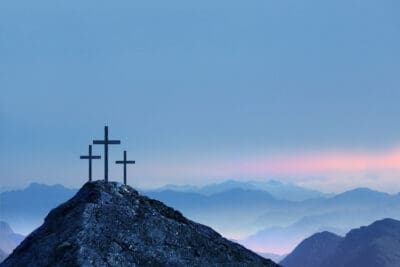 Resurrection cross for Easter