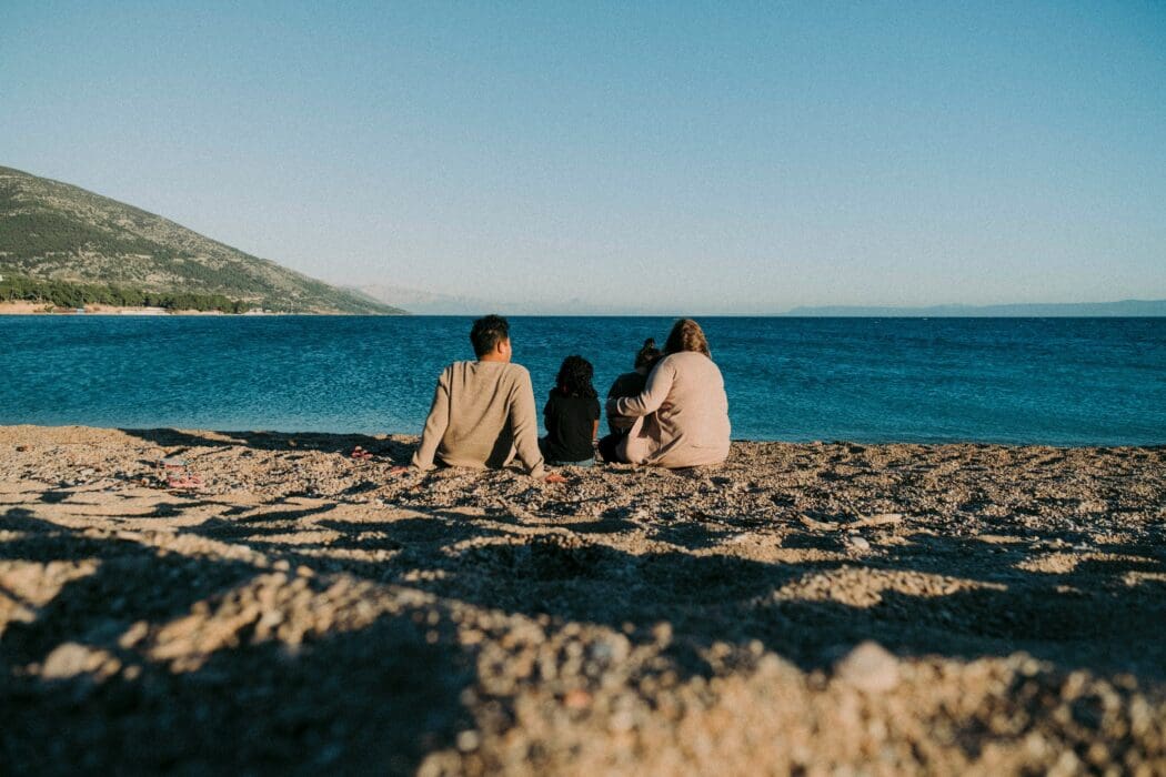 Family on the Beach