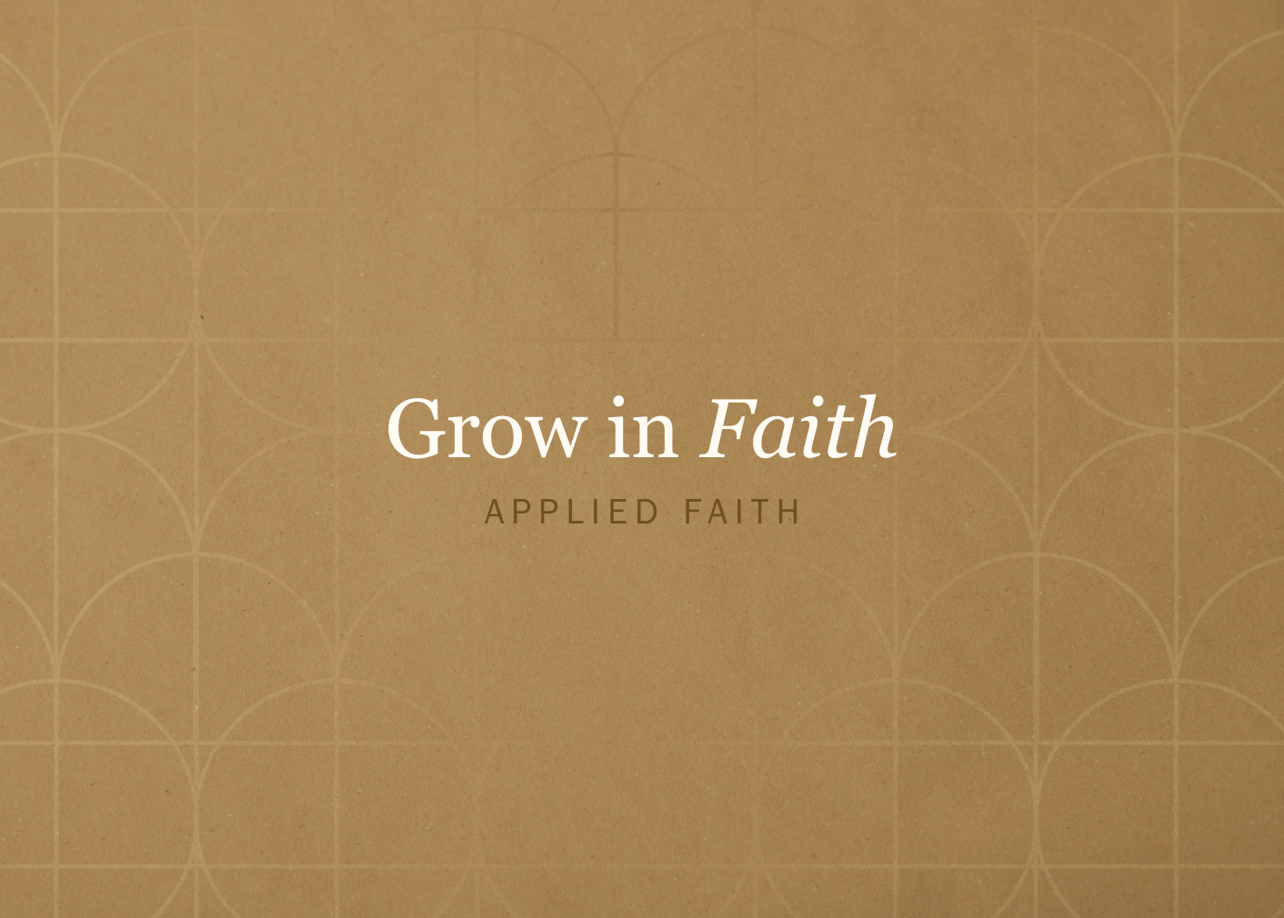 Grow in Faith