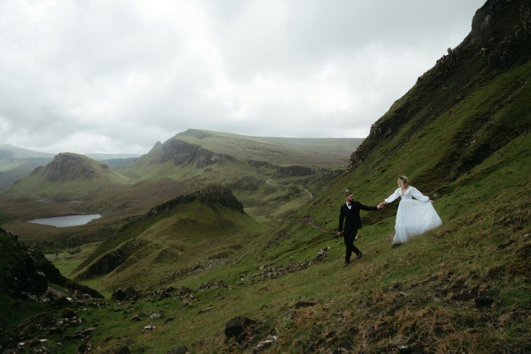 Bride Groom Wedding Landscape