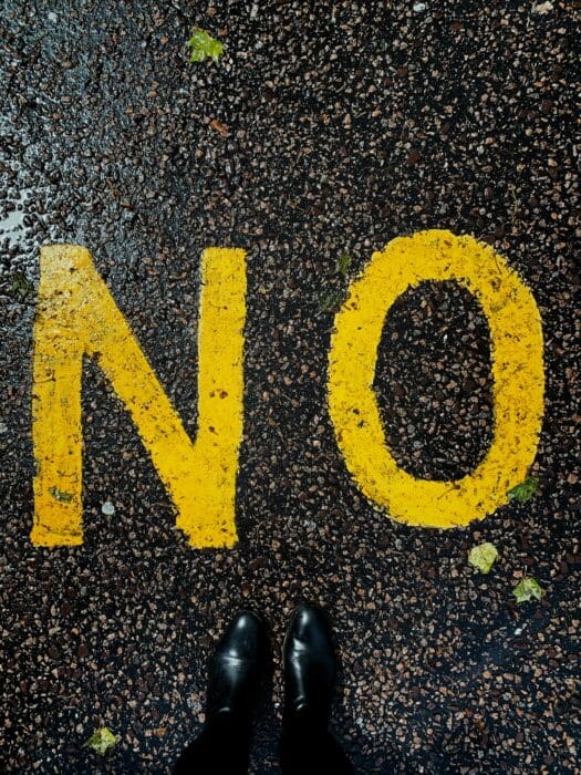 No Stand Direction