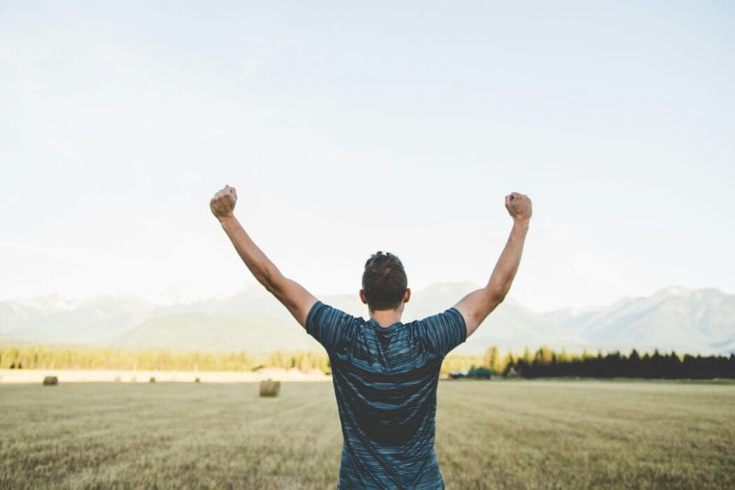 Victory Hands Arms Up Field
