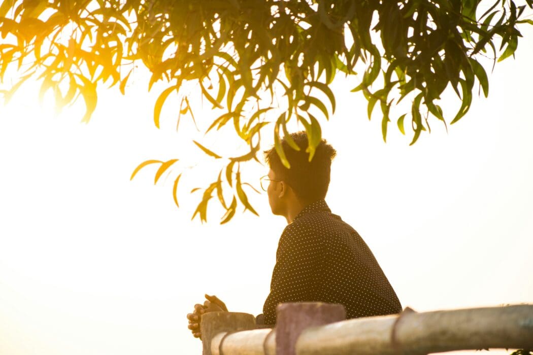 Waiting Person Nature