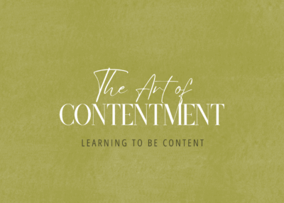 Learning to be contentment in the Bible