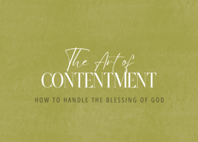 Learning to be contentment in the Bible