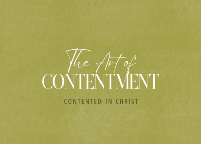 Learning to be contentment in the Bible