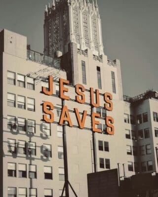 Jesus Saves Sign