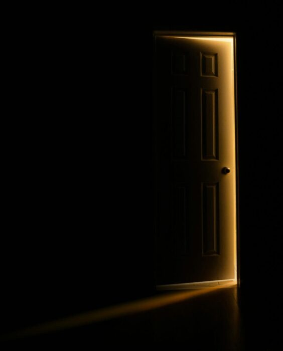 Open Door Darkness light