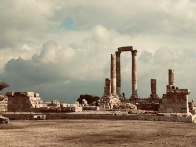 Ruins Columns Structure