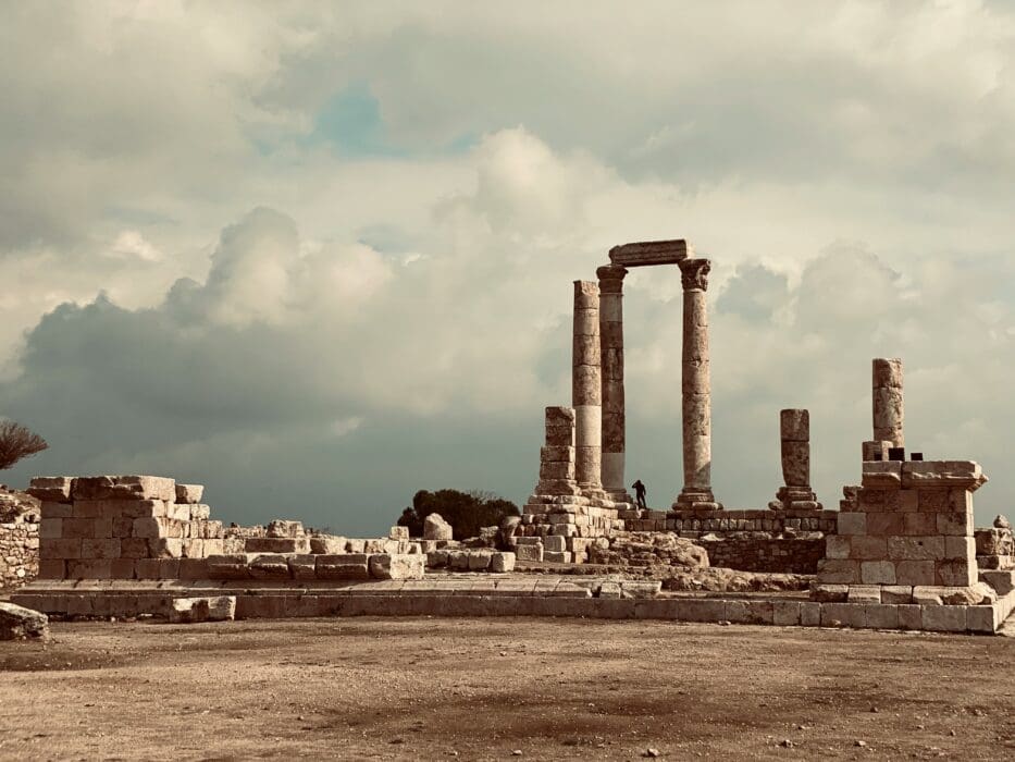 Ruins Columns Structure