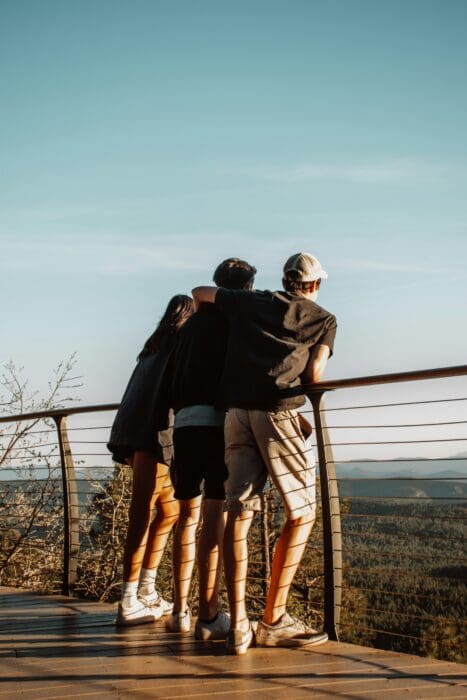 Friends Group of People Outside