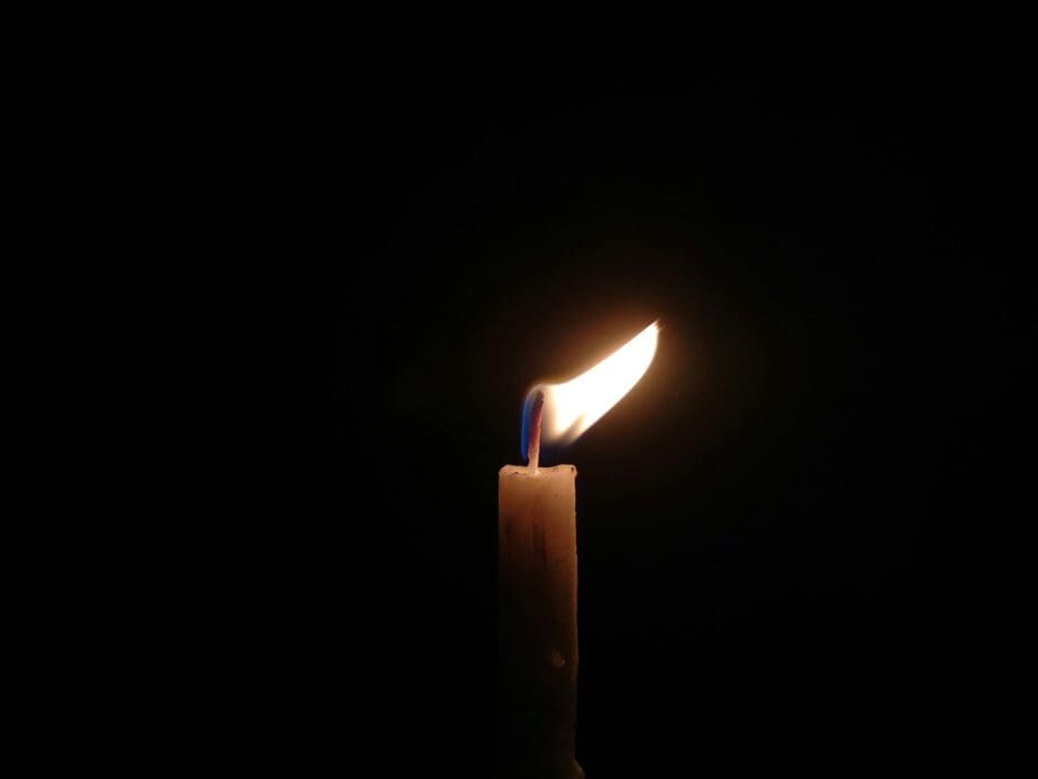 Light Candle Burning Darkness