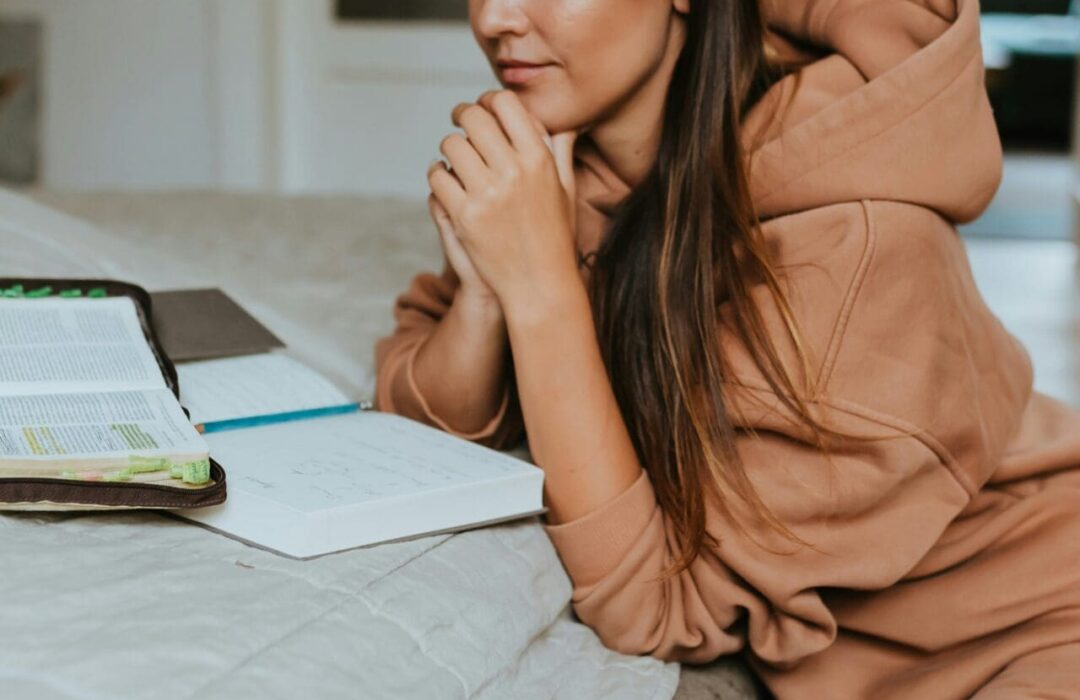 Praying Open Bible