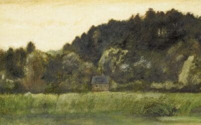 Green Landscape House Painting