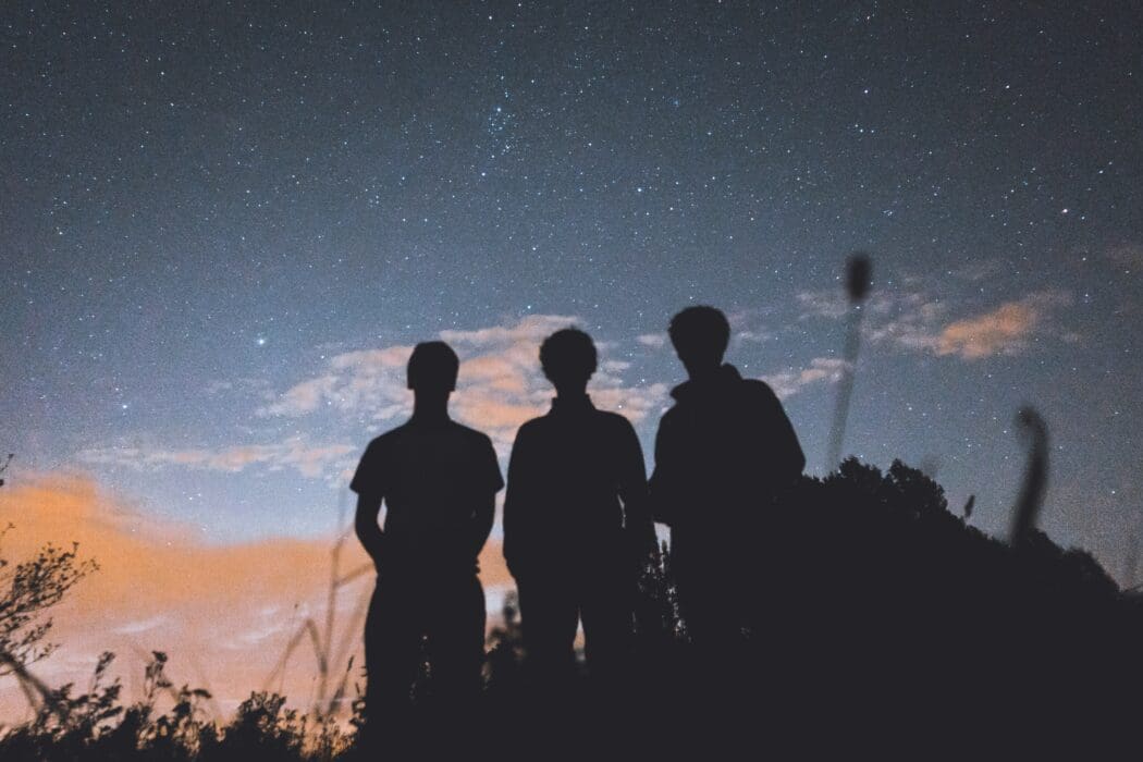 Silhouette of Friends