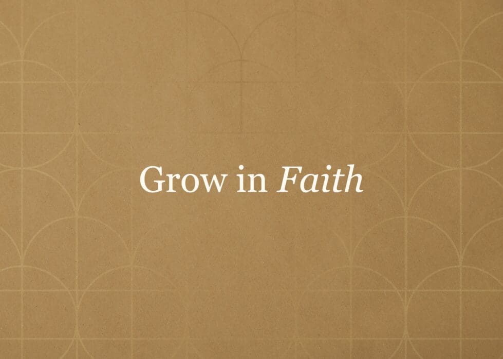 Grow in Faith Series