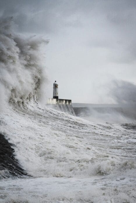 storm clouds; lighthouse; rescue; hope